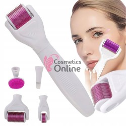 Dermaroller mezoterapie cu 6 capete diferite Cod VK 24590, ambalaj deteriorat